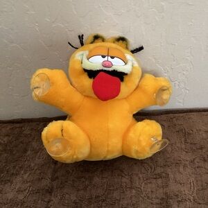 Vintage Garfield window hanging plush
